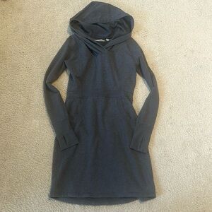 Athleta Women’s lux sweatshirt hooded dress size XS